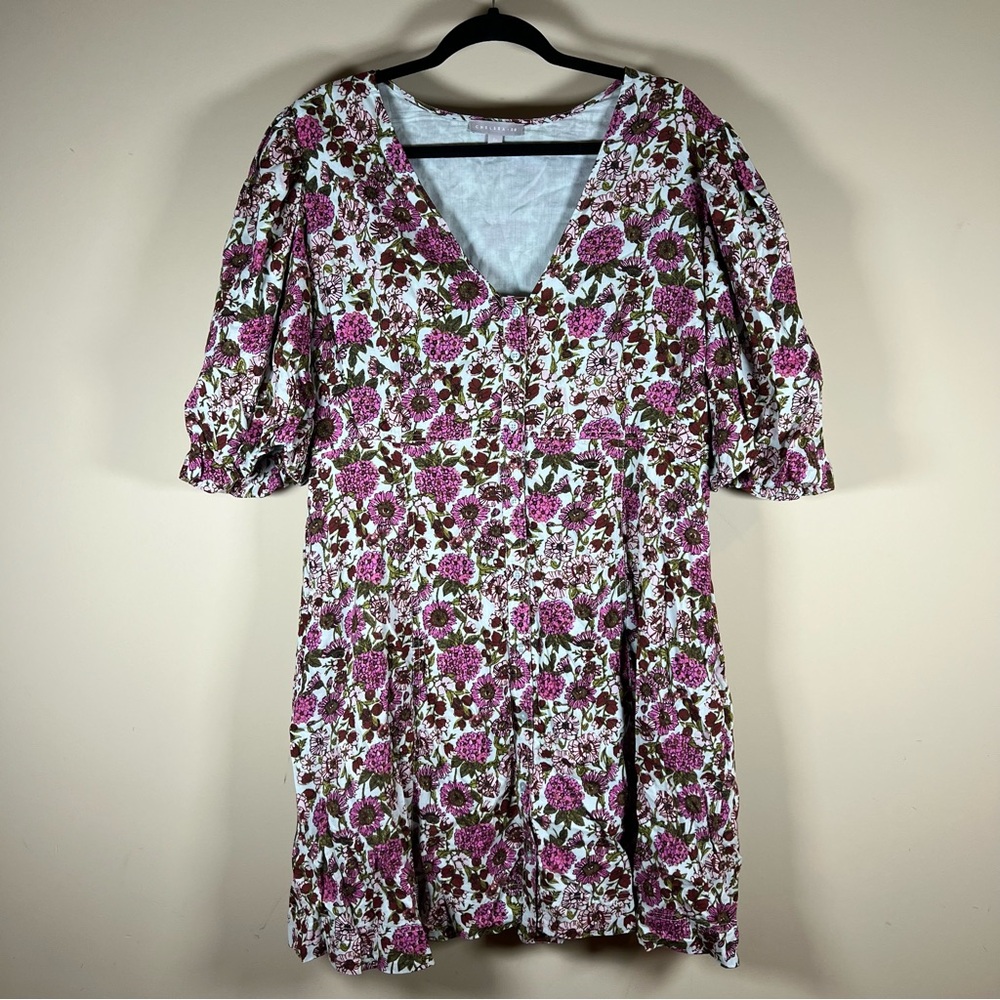Floral Puff Sleeve Dress
